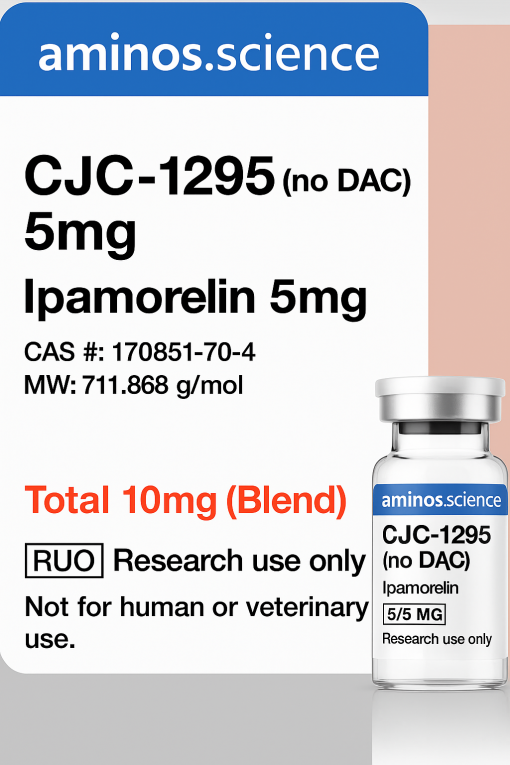 CJC-1295 (No DAC), Ipamorelin 10mg (Blend)